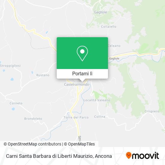 Mappa Carni Santa Barbara di Liberti Maurizio