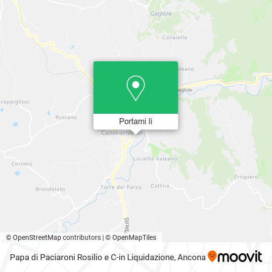 Mappa Papa di Paciaroni Rosilio e C-in Liquidazione