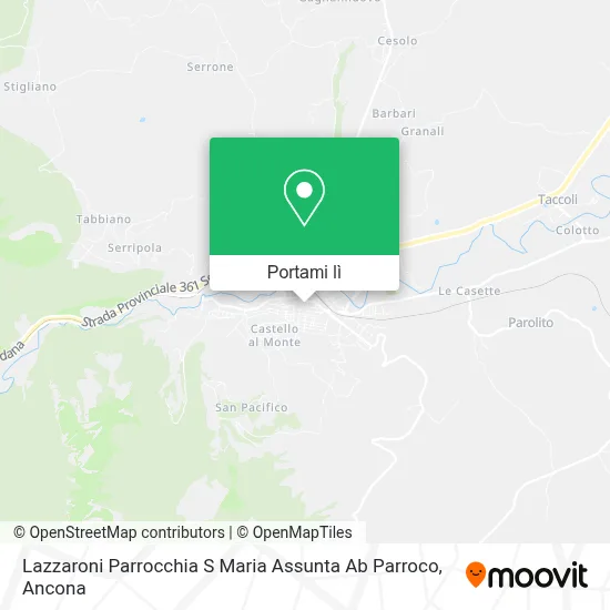 Mappa Lazzaroni Parrocchia S Maria Assunta Ab Parroco