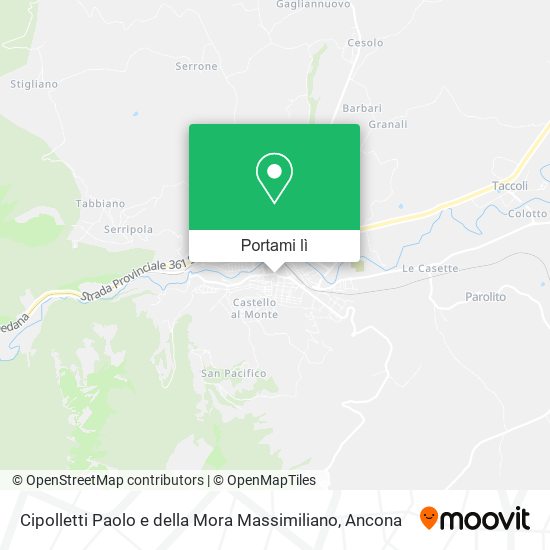 Mappa Cipolletti Paolo e della Mora Massimiliano