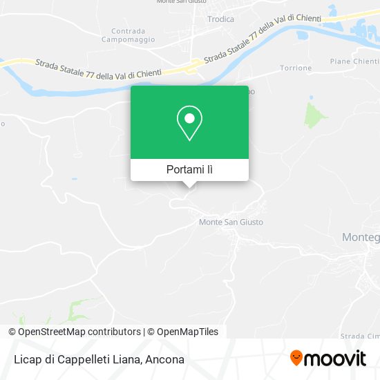 Mappa Licap di Cappelleti Liana