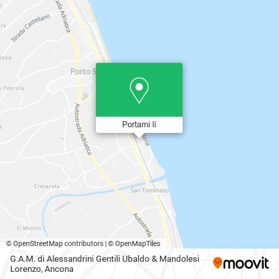 Mappa G.A.M. di Alessandrini Gentili Ubaldo & Mandolesi Lorenzo