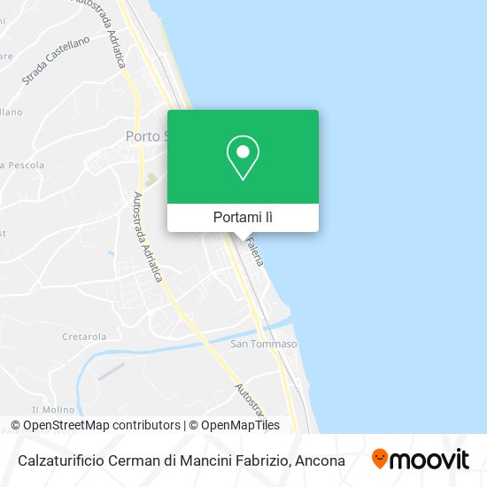 Mappa Calzaturificio Cerman di Mancini Fabrizio