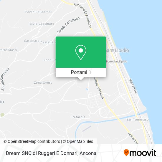 Mappa Dream SNC di Ruggeri E Donnari