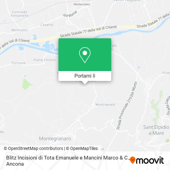 Mappa Blitz Incisioni di Tota Emanuele e Mancini Marco & C.