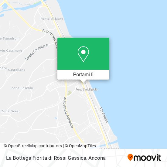 Mappa La Bottega Fiorita di Rossi Gessica