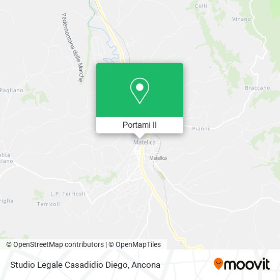 Mappa Studio Legale Casadidio Diego
