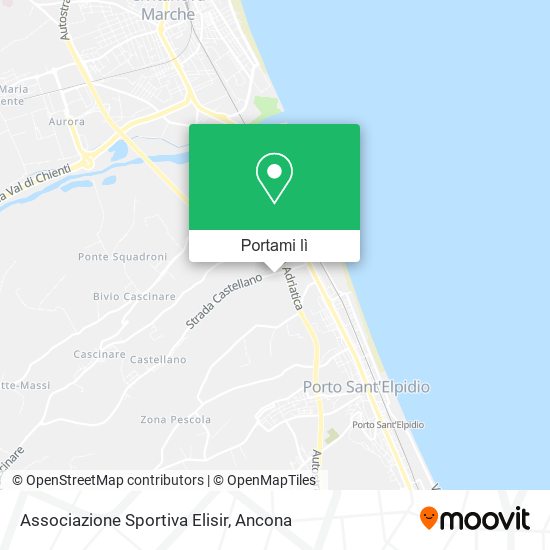 Mappa Associazione Sportiva Elisir