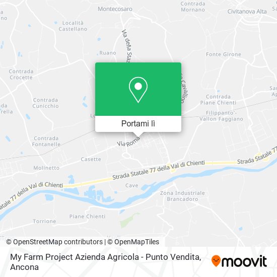 Mappa My Farm Project Azienda Agricola - Punto Vendita