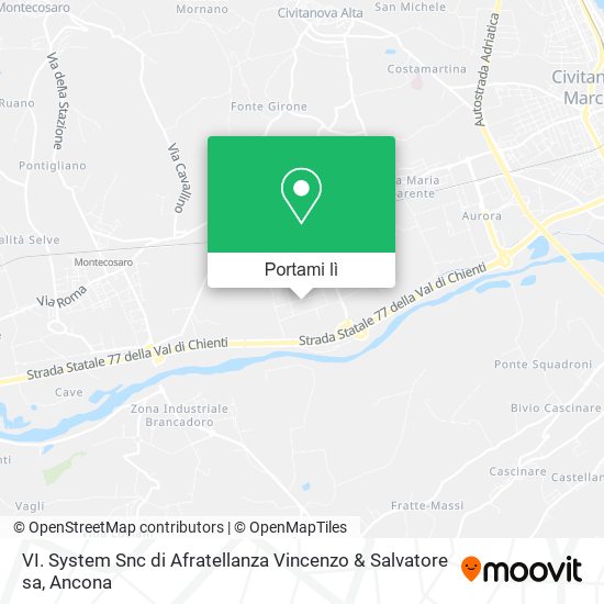 Mappa VI. System Snc di Afratellanza Vincenzo & Salvatore sa