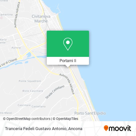 Mappa Tranceria Fedeli Gustavo Antonio