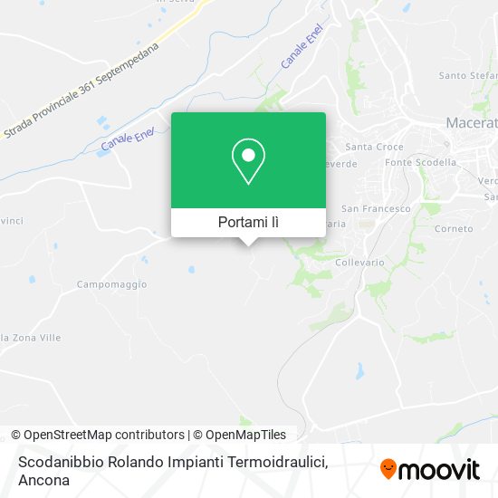 Mappa Scodanibbio Rolando Impianti Termoidraulici
