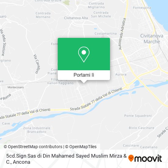 Mappa 5cd.Sign Sas di Din Mahamed Sayed Muslim Mirza & C.