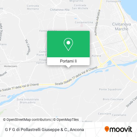 Mappa G F G di Pollastrelli Giuseppe & C.