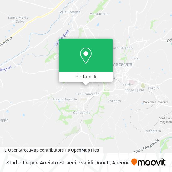Mappa Studio Legale Aociato Stracci Psalidi Donati