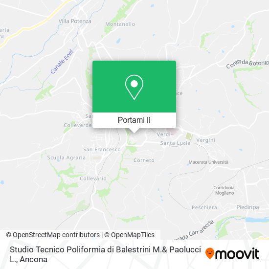 Mappa Studio Tecnico Poliformia di Balestrini M.& Paolucci L.