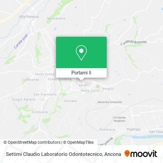Mappa Settimi Claudio Laboratorio Odontotecnico