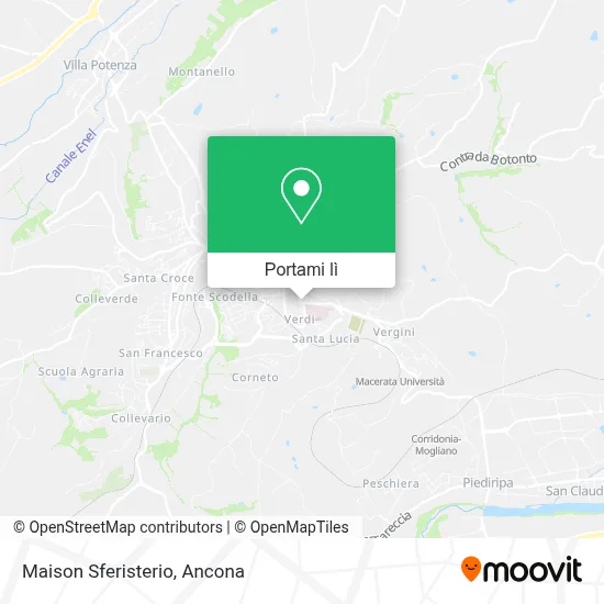 Mappa Maison Sferisterio