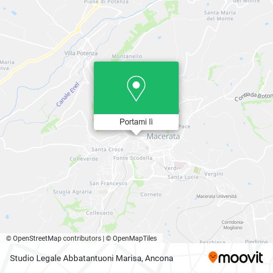 Mappa Studio Legale Abbatantuoni Marisa
