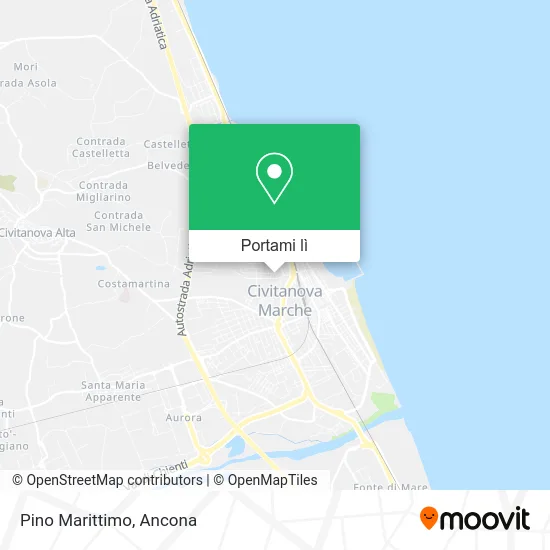 Mappa Pino Marittimo