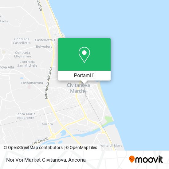 Mappa Noi Voi Market Civitanova