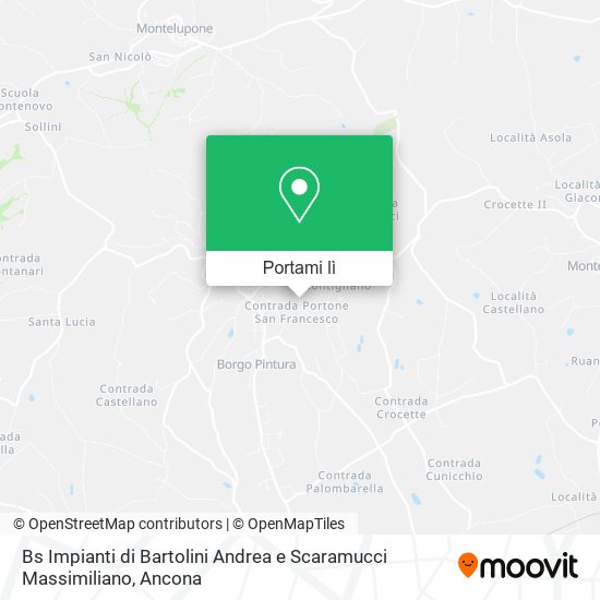 Mappa Bs Impianti di Bartolini Andrea e Scaramucci Massimiliano