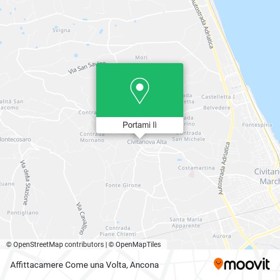 Mappa Affittacamere Come una Volta