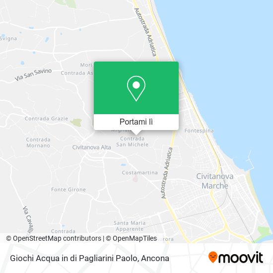 Mappa Giochi Acqua in di Pagliarini Paolo
