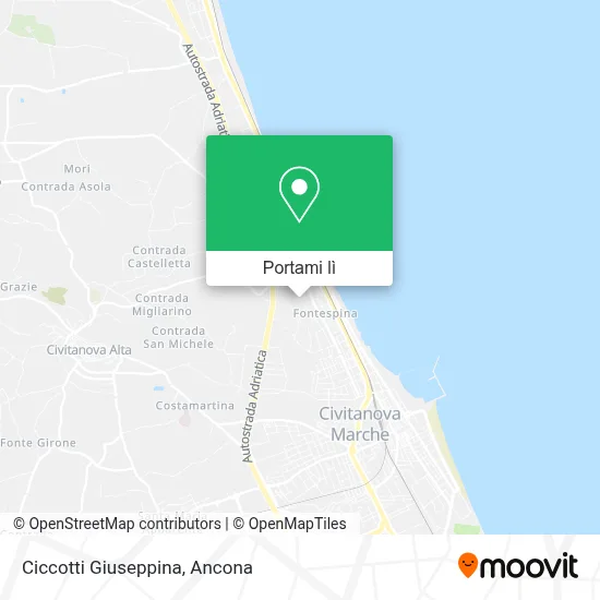 Mappa Ciccotti Giuseppina