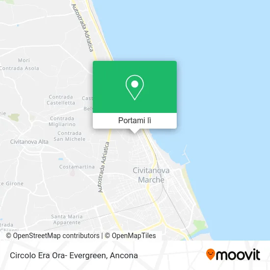 Mappa Circolo Era Ora- Evergreen