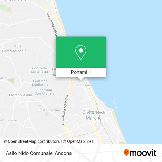 Mappa Asilo Nido Comunale