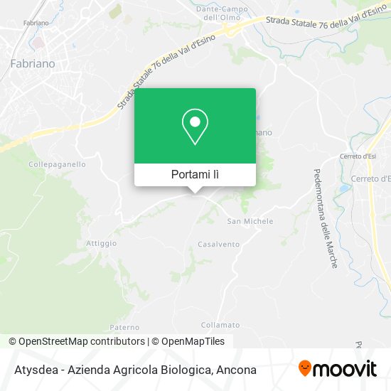 Mappa Atysdea - Azienda Agricola Biologica