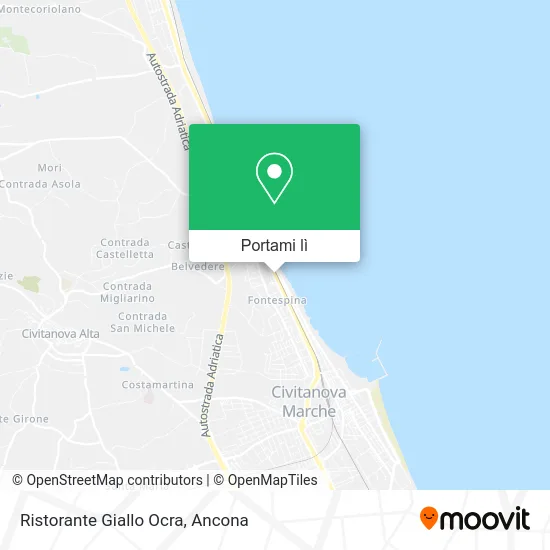 Mappa Ristorante Giallo Ocra