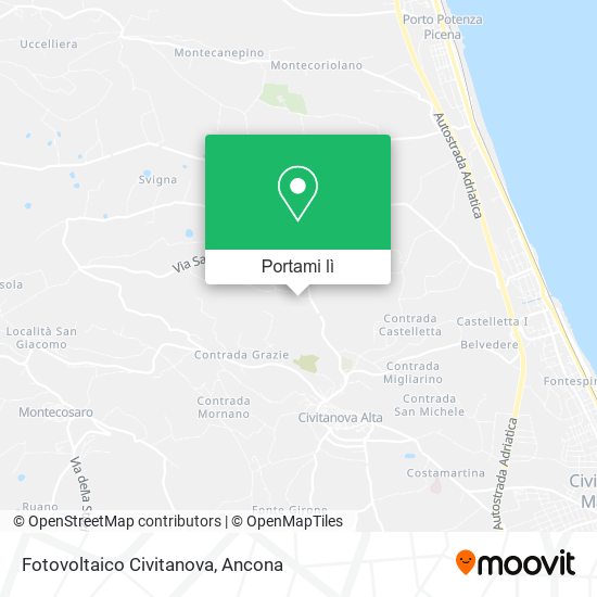 Mappa Fotovoltaico Civitanova