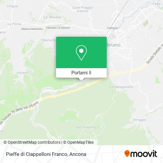 Mappa Pieffe di Ciappelloni Franco