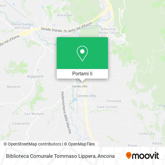 Mappa Biblioteca Comunale Tommaso Lippera