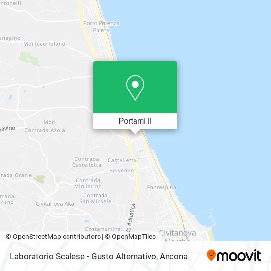 Mappa Laboratorio Scalese - Gusto Alternativo