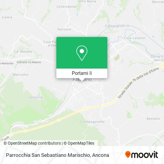 Mappa Parrocchia San Sebastiano Marischio