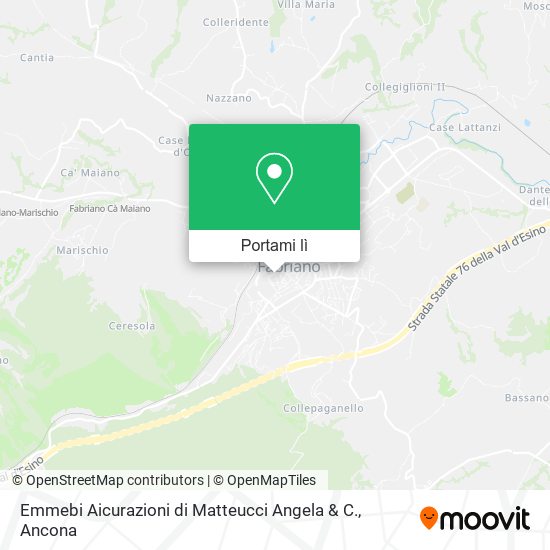 Mappa Emmebi Aicurazioni di Matteucci Angela & C.