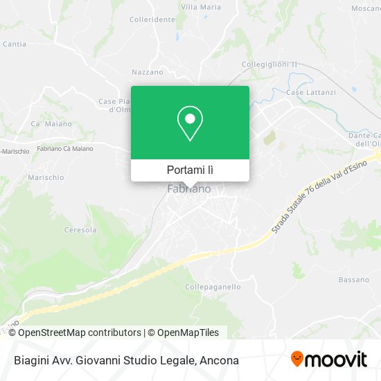 Mappa Biagini Avv. Giovanni Studio Legale