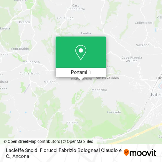 Mappa Lacieffe Snc di Fiorucci Fabrizio Bolognesi Claudio e C.