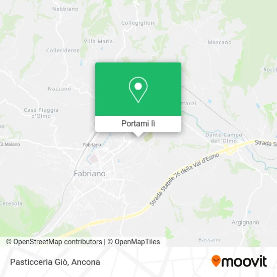 Mappa Pasticceria Giò