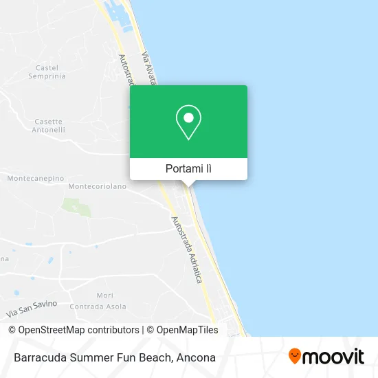 Mappa Barracuda Summer Fun Beach