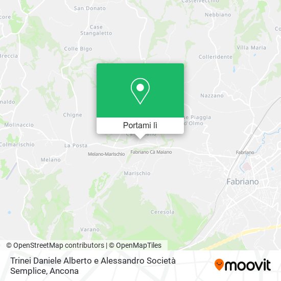 Mappa Trinei Daniele Alberto e Alessandro Società Semplice