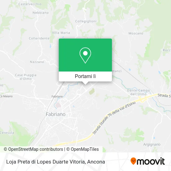 Mappa Loja Preta di Lopes Duarte Vitoria