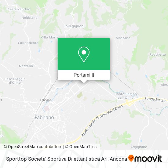 Mappa Sporttop Societa' Sportiva Dilettantistica Arl
