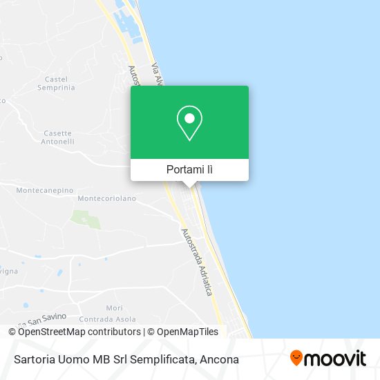 Mappa Sartoria Uomo MB Srl Semplificata