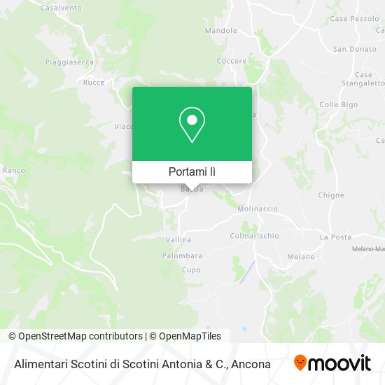 Mappa Alimentari Scotini di Scotini Antonia & C.