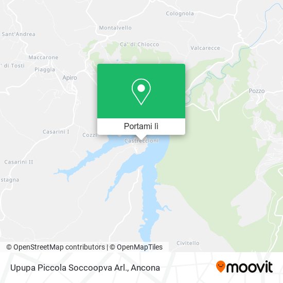 Mappa Upupa Piccola Soccoopva Arl.