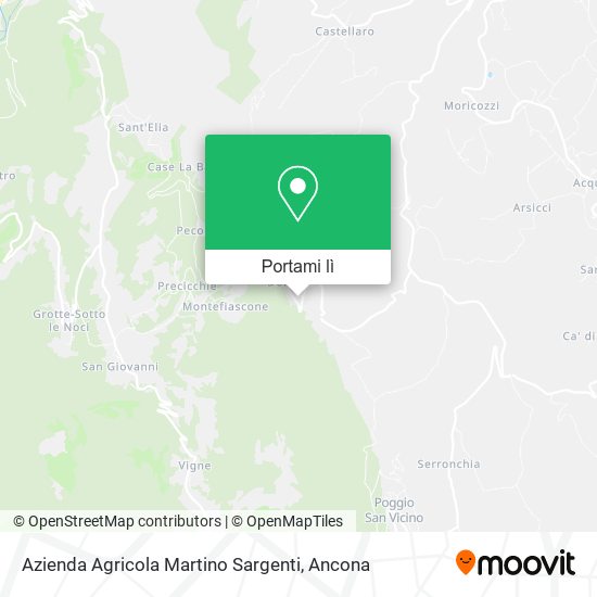 Mappa Azienda Agricola Martino Sargenti